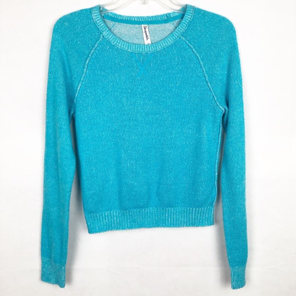 Aeropostale Women's 100% Acrylic Blue Sweater Size Large